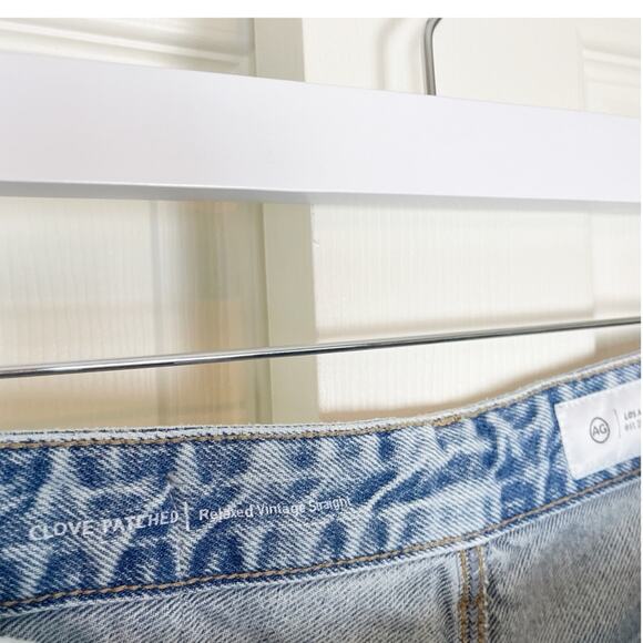 AG Clove Relaxed Vintage Straight Two Tone Jeans - Picture 9 of 10